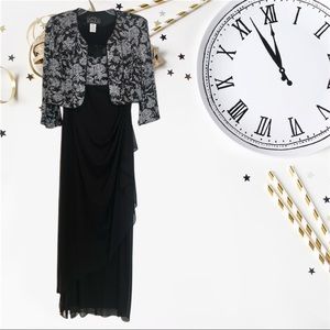 Alex Evenings Empire Waist Bolero Jacket Dress